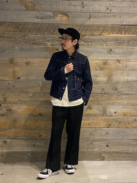 「SCHOTT」｜Junpeiさん（メンズ・165cm）の冬コーディネート