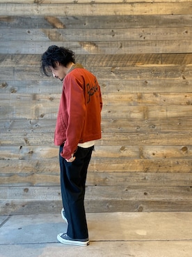 「schott（ショット）のアイテム」を使った、Junpeiさん（メンズ・165cm）の春コーディネート