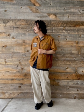 「schott（ショット）のアイテム」を使った、Junpeiさん（メンズ・165cm）の夏コーディネート