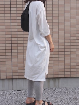 「Factor=（ファクターイコール）のアイテム（ワンピース/ドレス）」を使った、ぷよ。さん（レディース・160cm）の夏コーディネート