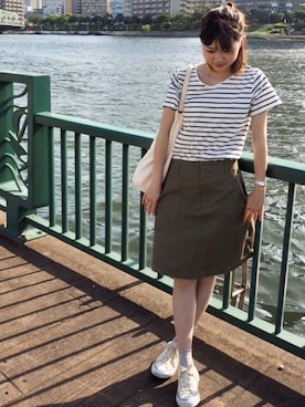 shibaさん（レディース・154cm）の春コーディネート