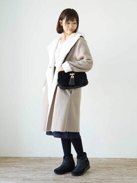 「le coq sportif」｜shibaさん（レディース・154cm）の秋コーディネート