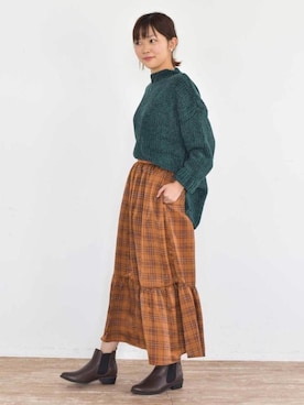 shibaさん（レディース・154cm）の冬コーディネート