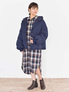 shibaさん（レディース・154cm）の冬コーディネート