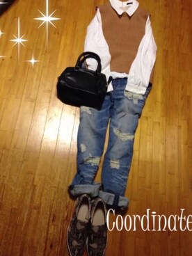 「アイテム（スリッポン、その他）」を使った、みゆ9zくまてつさん（レディース・162cm）の夏コーディネート