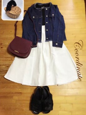 「Dita（ディータ）のアイテム（ジャケット/アウター）」を使った、みゆ9zくまてつさん（レディース・162cm）の秋コーディネート