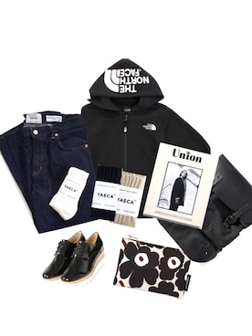 「アイテム（ポーチ）」を使った、みゆ9zくまてつさん（レディース・162cm）の秋コーディネート