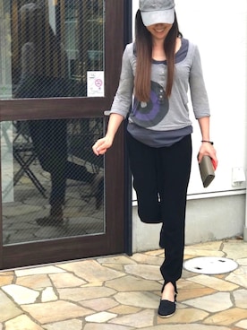 「TOMS Shoes」｜annaananさん（レディース・159cm）の春コーディネート