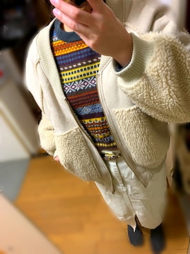 「仕事着」｜「アイテム（ブルゾン）」を使った、きょん。さん（レディース・162cm）の春コーディネート