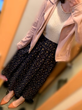 「oneway glamorous（ワンウェイグラマラス）のアイテム」を使った、きょん。さん（レディース・162cm）の春コーディネート