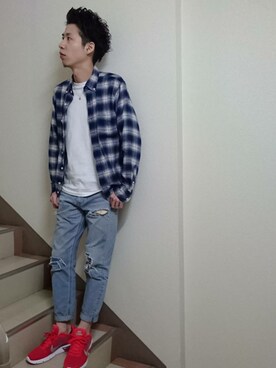 Y.A.a.m.さん（メンズ・174cm）の春コーディネート