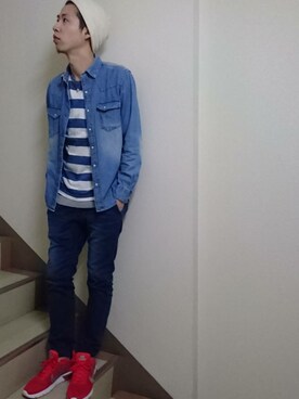 Y.A.a.m.さん(メンズ・174cm)の春コーディネート