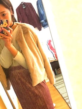 「宮島、デート」｜KAYOさん（レディース・168cm）の冬コーディネート