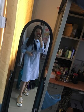 「M（エム）のアイテム（ワンピース/ドレス）」を使った、Kosssbeeeeeeさん（レディース・162cm）の冬コーディネート