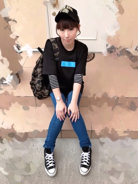 ☺︎☻ぴーやよ☻☺︎さん（レディース・160cm）の夏コーディネート