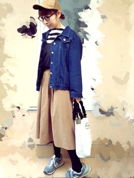 ☺︎☻ぴーやよ☻☺︎さん（レディース・160cm）の秋コーディネート