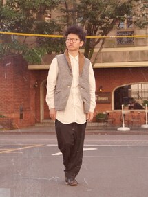 08sircus | ambiance別注切り替えダウンベスト(ダウンベスト)