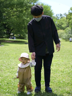 「BAUME＆MERCIER（ボーム＆メルシエ）のアイテム」を使った、しのさん（メンズ・170cm）の春コーディネート