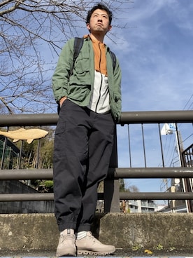 「On（オン）のアイテム（ジャケット/アウター）」を使った、kame3onさん（メンズ・177cm）の春コーディネート