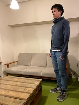 「On（オン）のアイテム（トップス）」を使った、kame3onさん（メンズ・177cm）の春コーディネート