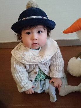 shizutoさん（キッズ・70cm）の春コーディネート