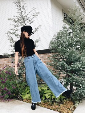 「wearhalloween2017」｜「アイテム（ブーティ）」を使った、Tomo さん（レディース・153cm）の秋コーディネート