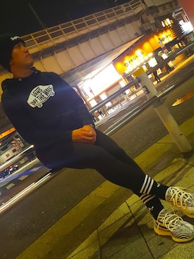 「VANS（バンズ）のアイテム（パーカー）」を使った、Ryunosukeさん（メンズ・172cm）の冬コーディネート