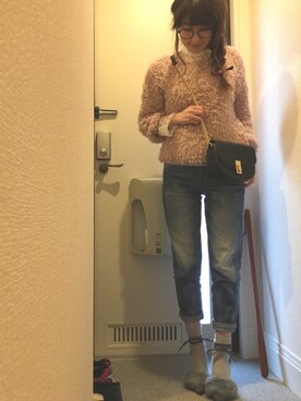 MomoRoseさん(レディース・162cm)の冬コーディネート