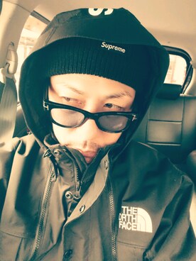 「Supreme （シュプリーム）のアイテム（その他アウター）」を使った、youさん（メンズ・172cm）の秋コーディネート