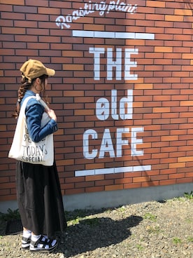 elenaさんの「MARCHE BAG/マルシェバッグ」を使ったコーディネート