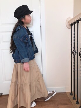 elenaさん（キッズ・120cm）の春コーディネート