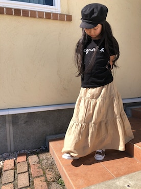 elenaさん（キッズ・120cm）の春コーディネート