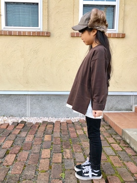 elenaさん（キッズ・129cm）の秋コーディネート