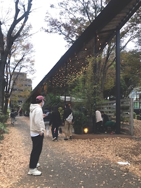 「8seconds（エイトセカンズ）のアイテム（帽子）」を使った、三茶スナイパーさん（メンズ・176cm）の冬コーディネート