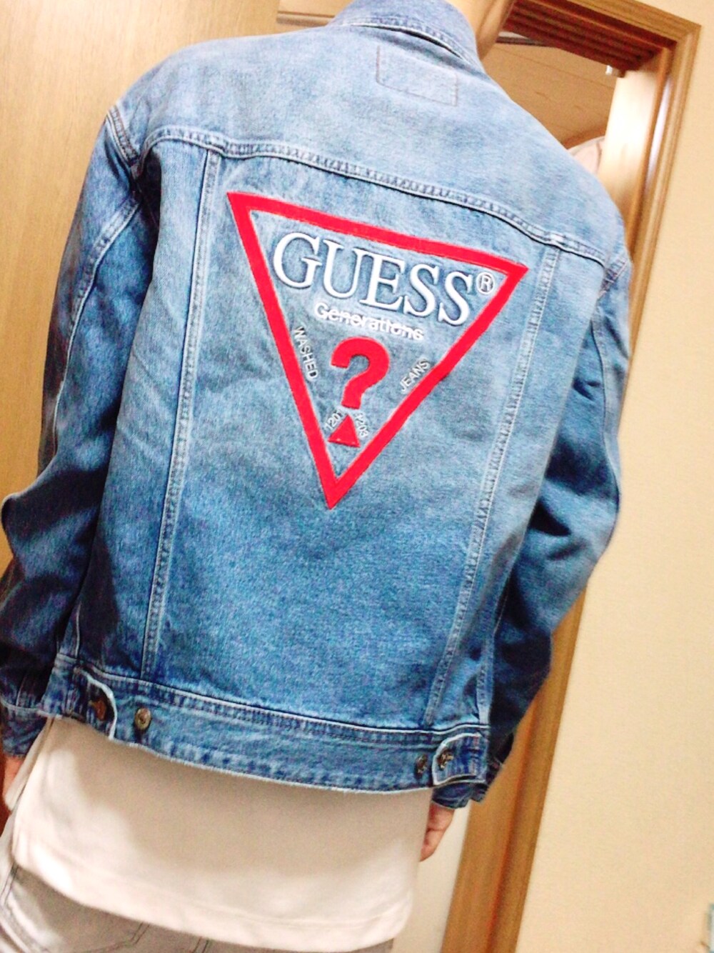 M GENERATIONS x GUESS TRIANGLE Gジャン デニム