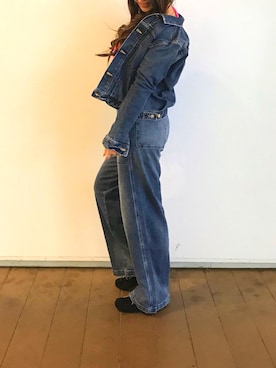 「RED CARD TOKYO（レッドカード）のアイテム（ジャケット/アウター）」を使った、mamiさん（レディース・165cm）の秋コーディネート