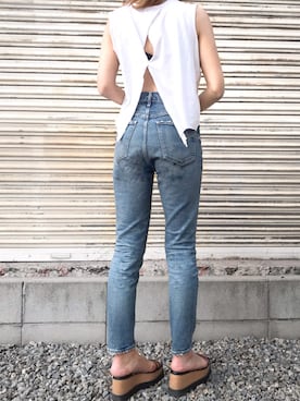 「FROMFIRST musee（フロムファーストミュゼ）のアイテム」を使った、y＆kさん（レディース・165cm）の夏コーディネート