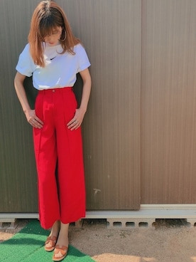 「HERMES（エルメス）のアイテム（シューズ）」を使った、y＆kさん（レディース・165cm）の春コーディネート