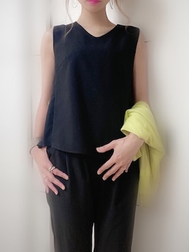 「vingtrois（バントロア）のアイテム」を使った、y＆kさん（レディース・165cm）の夏コーディネート