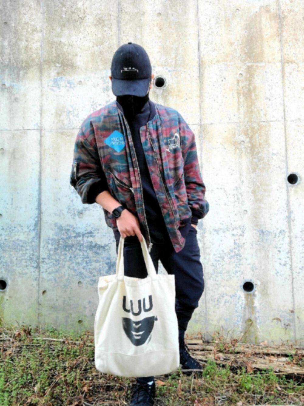 「ストリート、カモフラ」｜「UNDERCOVERのアイテム（ジャケット/アウター、その他）」を使った、明太子さん（メンズ・168cm）の冬コーディネートの1枚目の写真