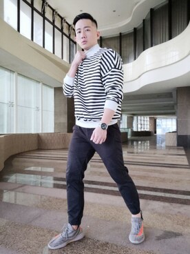 「INVICTA（インヴィクタ）のアイテム」を使った、haoyuさん（メンズ・180cm）の春コーディネート