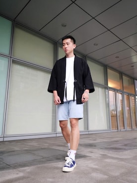 「STYLE」｜「アイテム（その他アウター）」を使った、haoyuさん（メンズ・180cm）の秋コーディネート