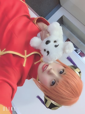 「ウィッグ」｜「アイテム（雑貨/ホビー）」を使った、YUCHIさん（レディース・156cm）の春コーディネート
