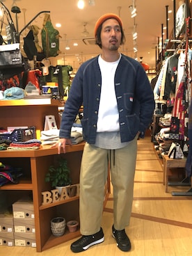 「キャルオーライン」｜「アイテム（ジャケット/アウター）」を使った、Funachangさん（メンズ・177cm）の春コーディネート