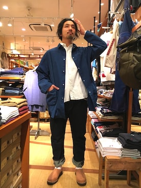 「Vernacolo（ベルナコッロ）のアイテム」を使った、Funachangさん（メンズ・177cm）の春コーディネート