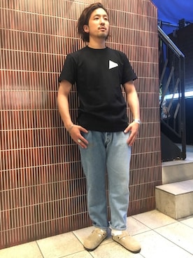 「is-ness（イズネス）のアイテム（レッグウェア）」を使った、Funachangさん（メンズ・177cm）の春コーディネート