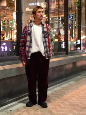 「corduroy pants」｜Funachangさん（メンズ・177cm）の夏コーディネート