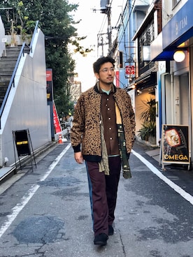 「ptarmigan（ターミガン）のアイテム」を使った、Funachangさん（メンズ・177cm）の冬コーディネート