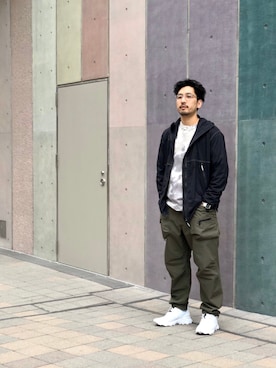 「and wander（アンドワンダー）のアイテム（ジャケット/アウター）」を使った、Funachangさん（メンズ・177cm）の冬コーディネート