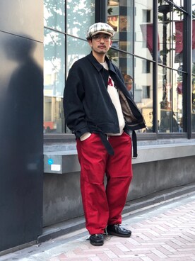 赤パンツ のメンズ人気ファッションコーディネート ユーザー ショップスタッフ Wear